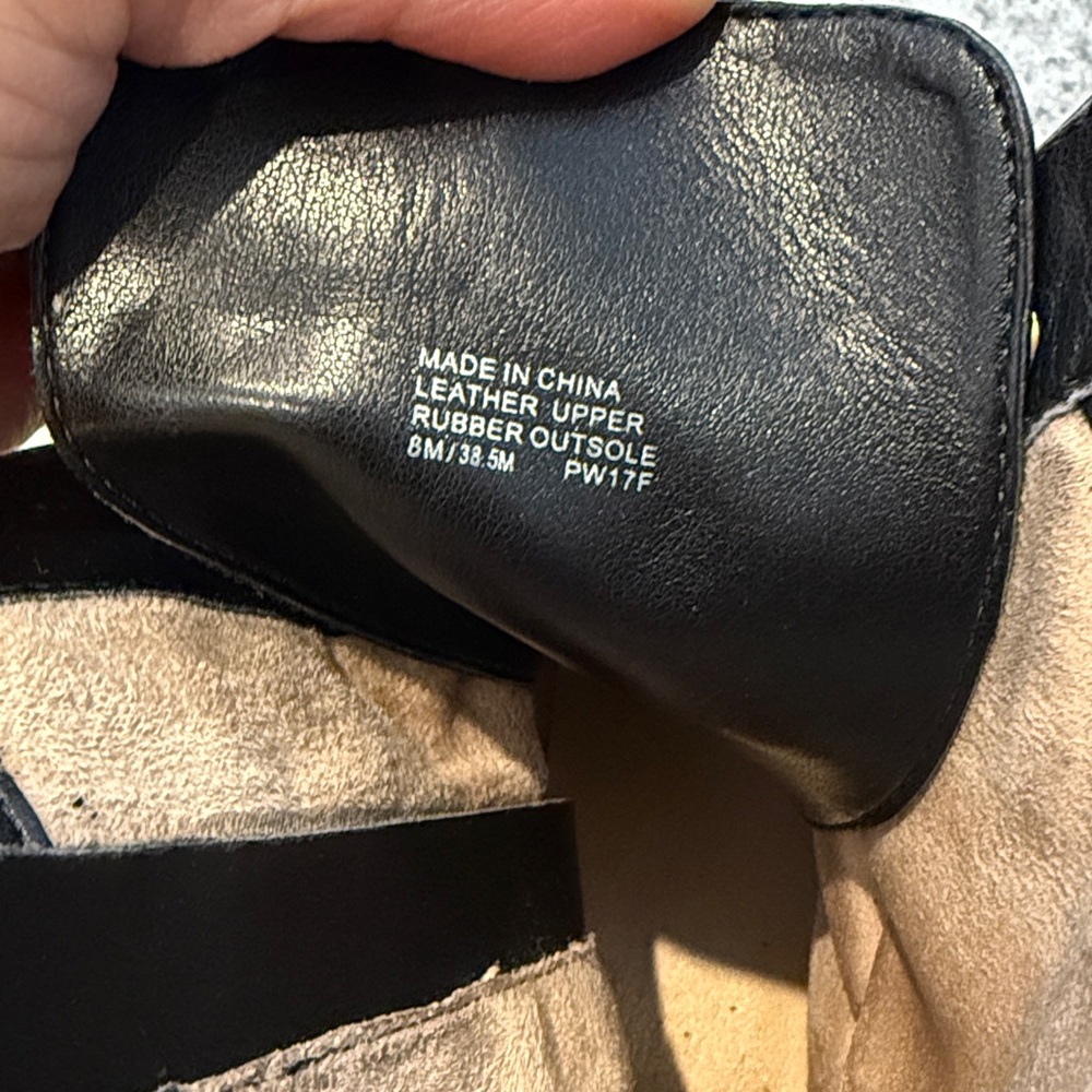 Michael Kors Black Leather Women's Boots with Star Accents - Picture 5 of 5